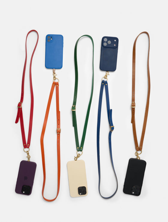 Italian Leather Phone Lanyard
