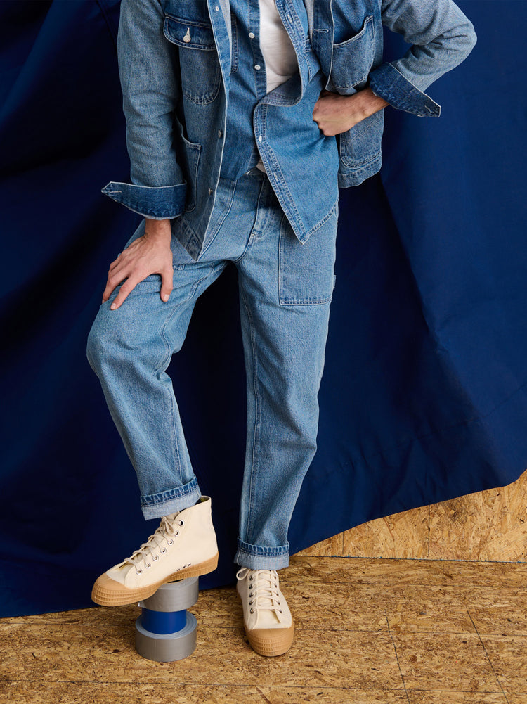Painter Pant in Vintage Wash Denim