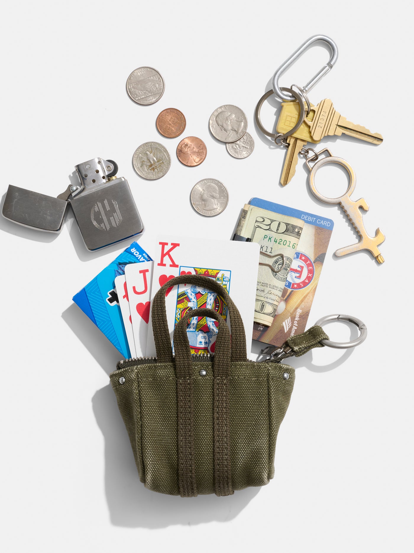 Teeny Tiny Tote Keychain