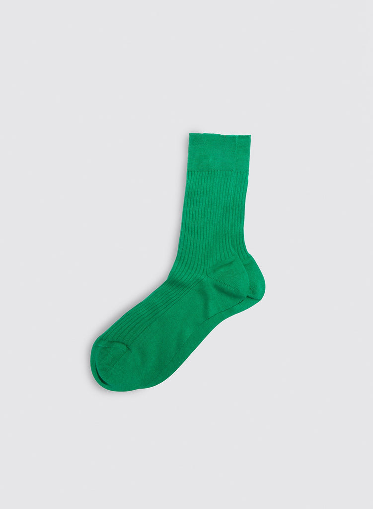 Maria La Rosa Bio Cotton Ribbed Socks from Alex Mill - $20