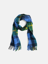 Joshua Ellis Plaid Scarf In Cashmere
