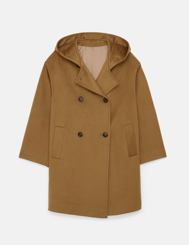 Alex Mill Double Breasted Coat In Cashmere In Vicuna