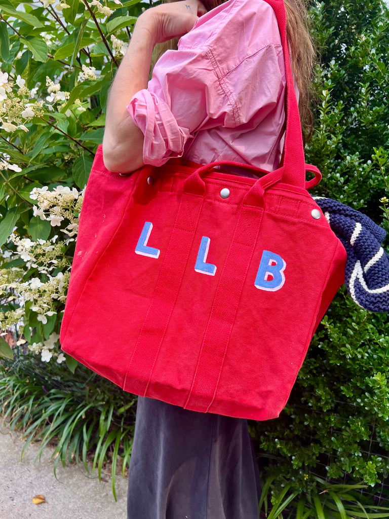 Alex Mill Perfect Weekday Tote in red