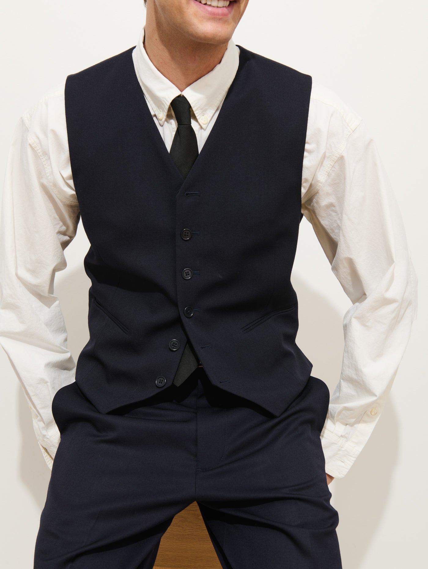 Cooper Vest In Italian Wool