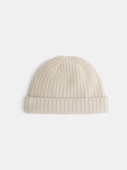Cashmere Beanie In Chalk