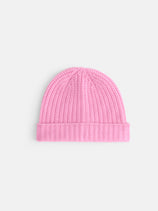 Cashmere Beanie In Peony