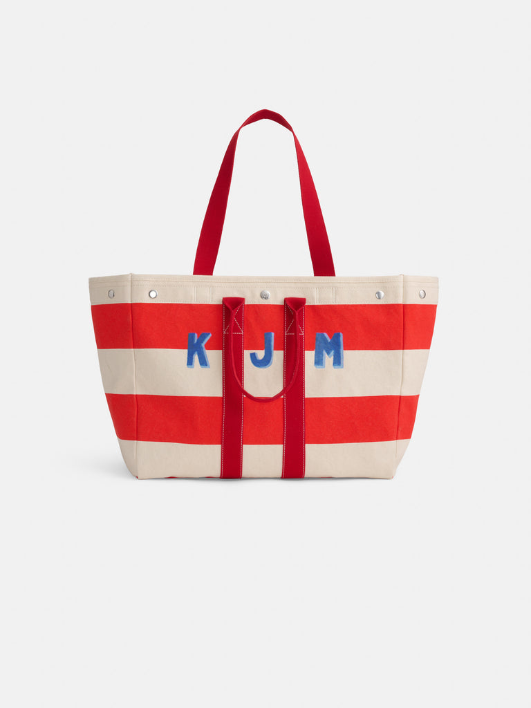 The Perfect Striped Weekend Tote