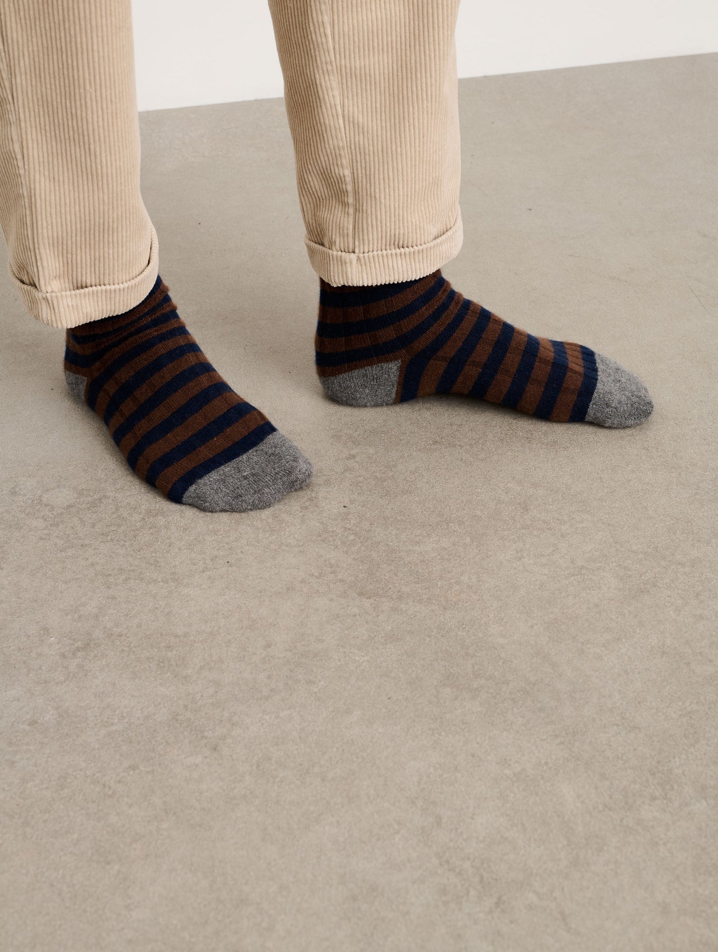 Cashmere Stripe Socks