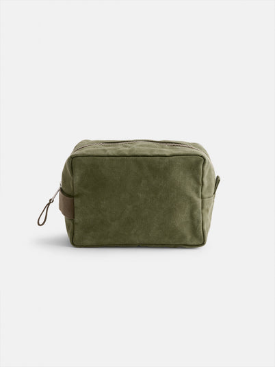 The Perfect Dopp Kit In Military Olive
