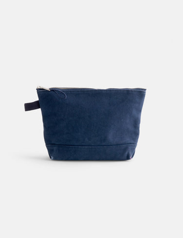Canvas Travel Pouch In Navy