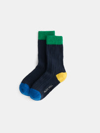 Cotton Colorblock Socks