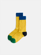 Cotton Colorblock Socks