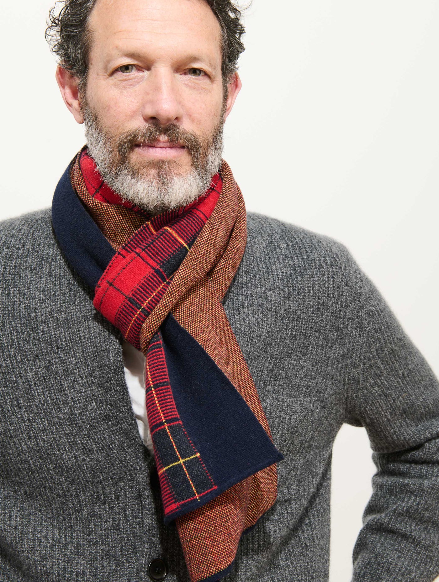 Alex Tartan Sweater Scarf
