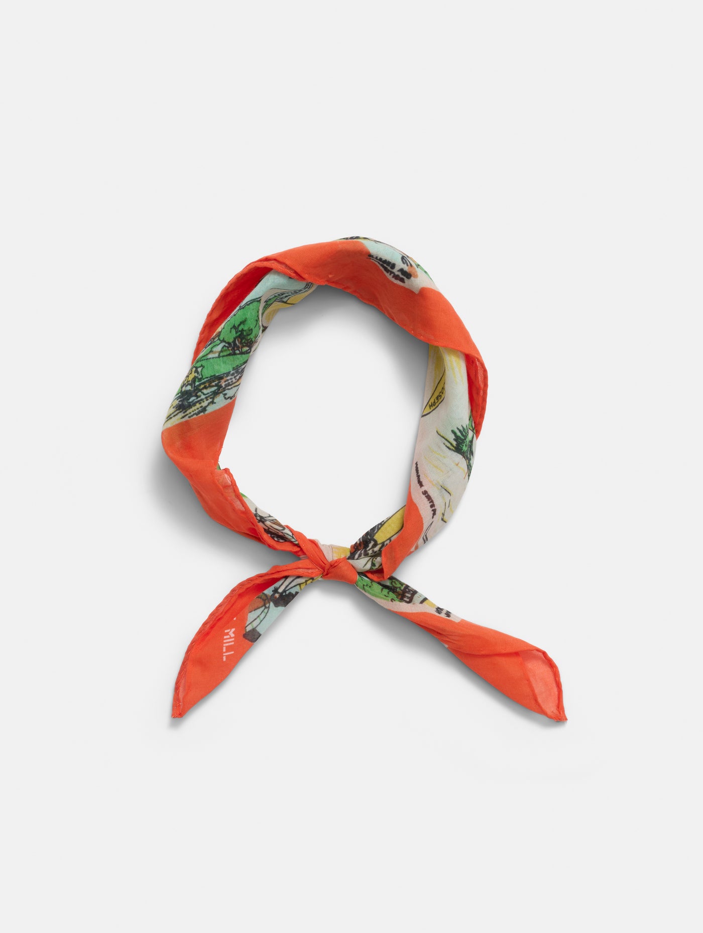 Travel Scarf In Cotton Voile