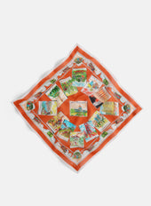 Travel Scarf In Cotton Voile