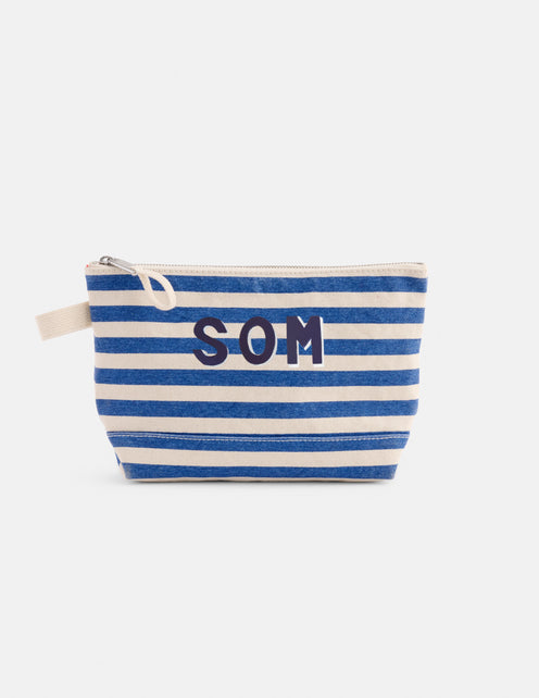 The Perfect Canvas Pouch in Stripe