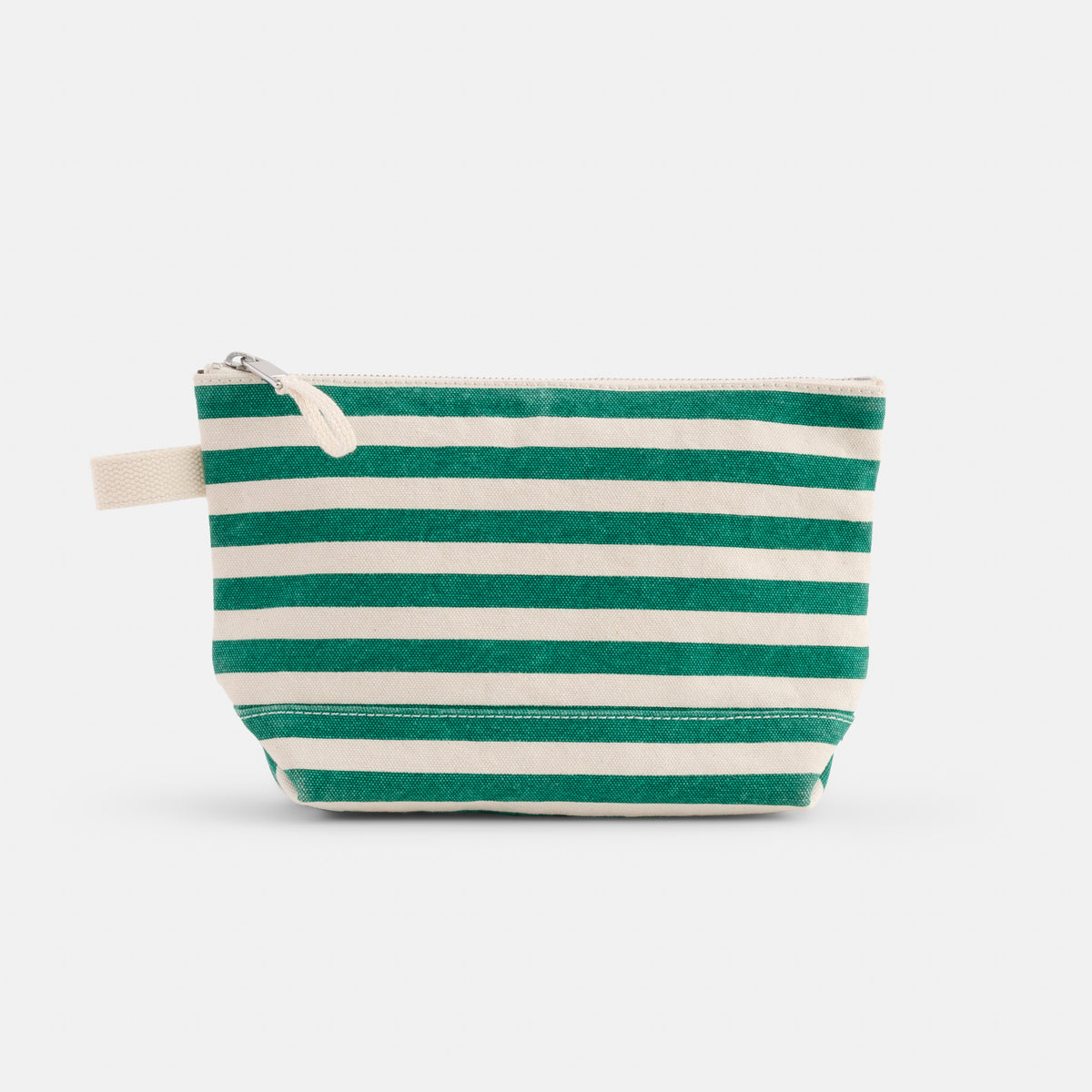 The Painted Perfect Striped Canvas Pouch