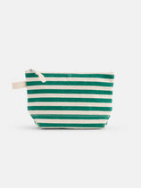 The Perfect Canvas Pouch in Stripe