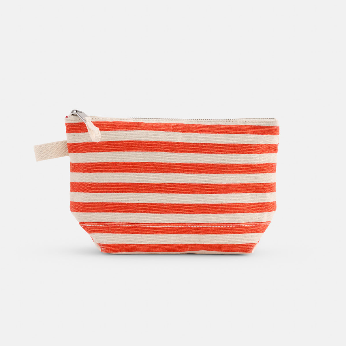 The Painted Perfect Striped Canvas Pouch