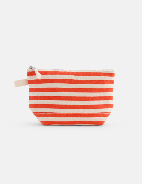 The Perfect Canvas Pouch in Stripe