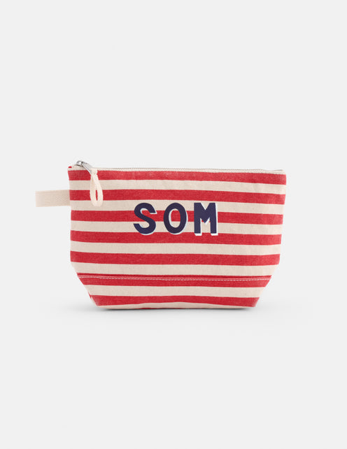 The Perfect Canvas Pouch in Stripe