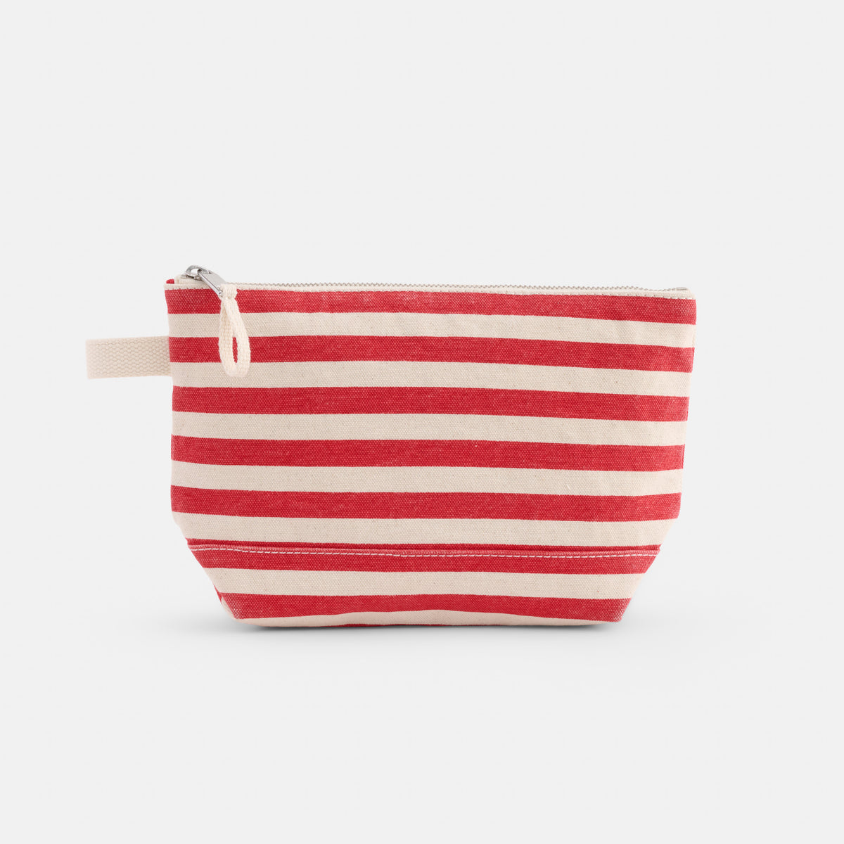 The Painted Perfect Striped Canvas Pouch
