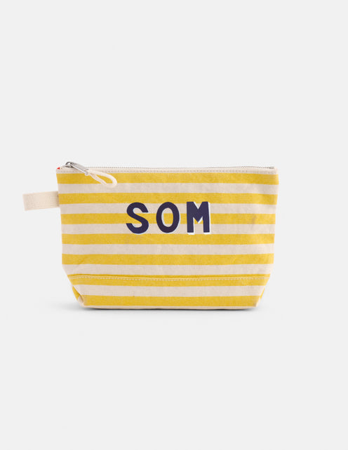 The Perfect Canvas Pouch in Stripe