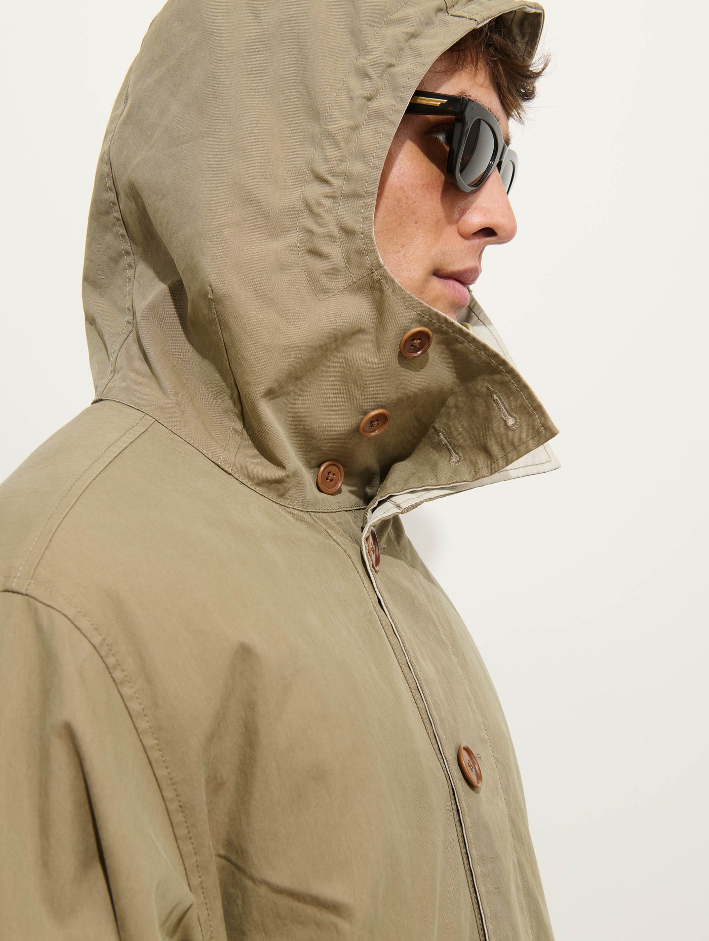 Elijah Reversible Trench In Canvas