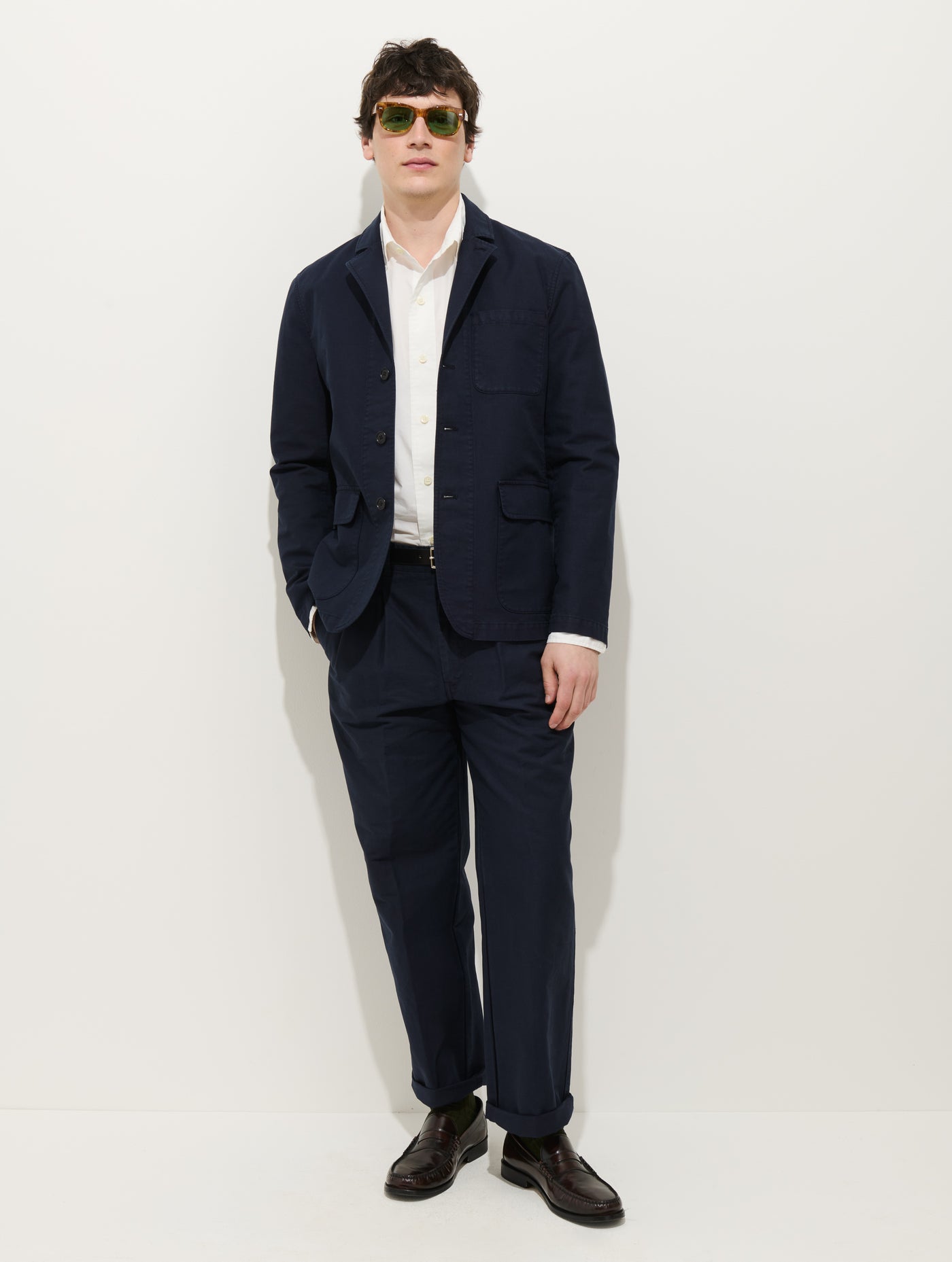 Mill Blazer In Vintage Twill