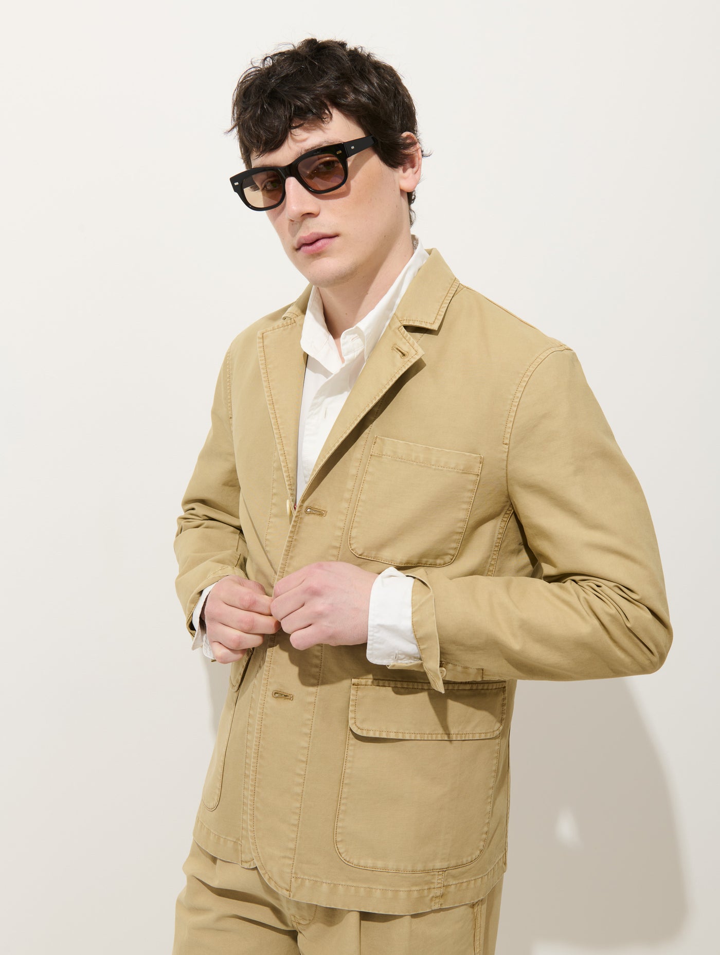 Mill Blazer In Vintage Twill