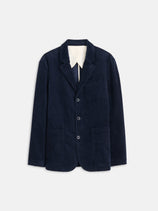 Mill Blazer In Corduroy In Dark Navy