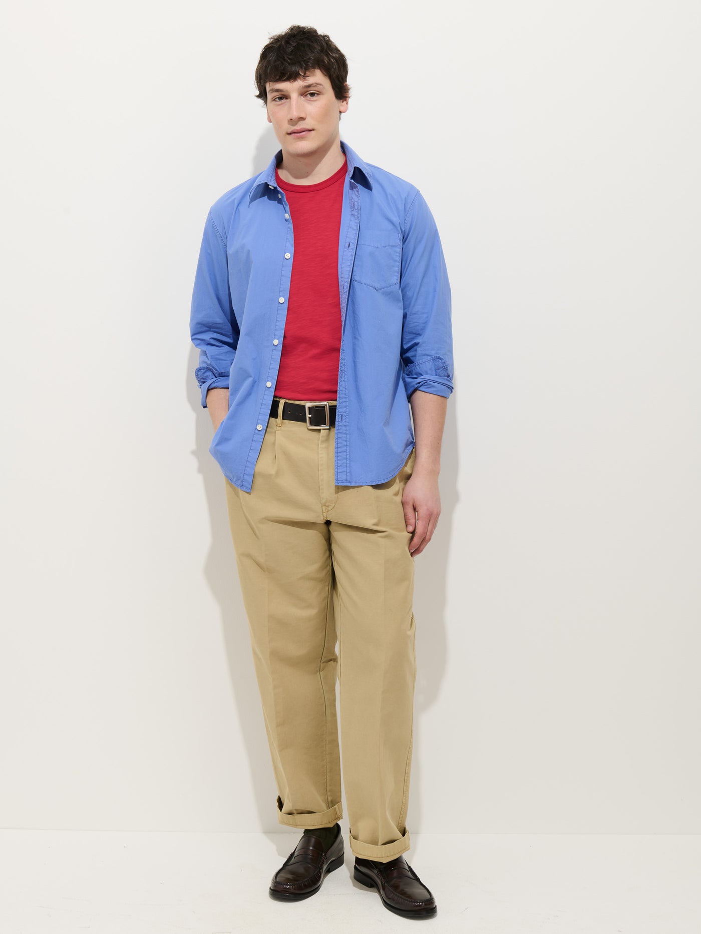 Mill Shirt In Cotton Poplin