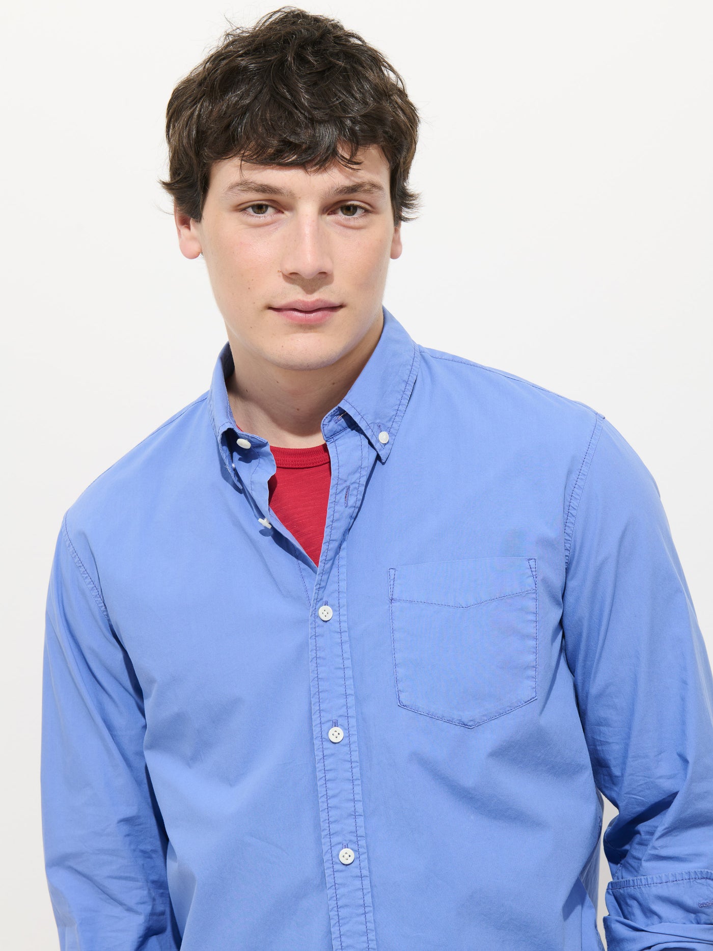 Mill Shirt In Cotton Poplin