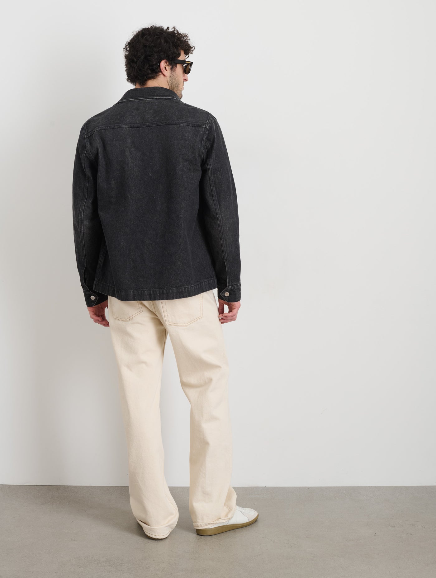 Work Jacket In Vintage Wash Denim