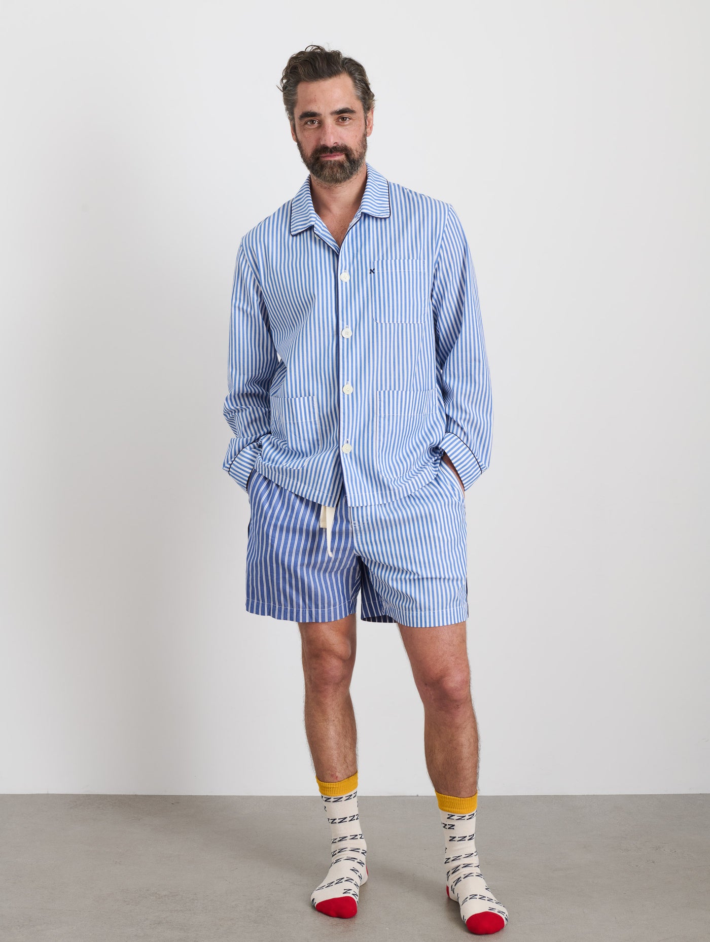 P'Jimmies Sleep Shirt in Stripe