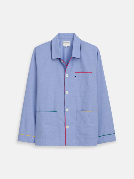 【新品未使用】Embroidery Pajamas Shirts P'Jimmies Sleep Shirt In Solid – Alex Mill