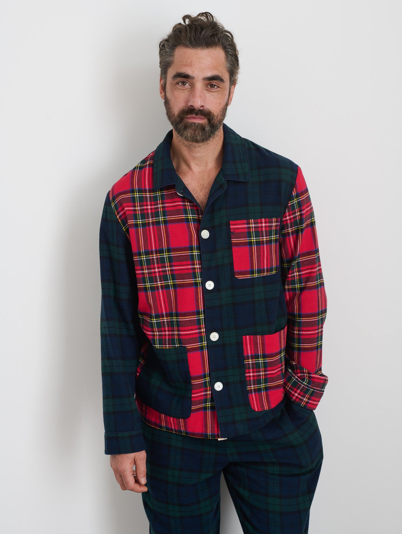 P'Jimmies Sleep Shirt in Flannel