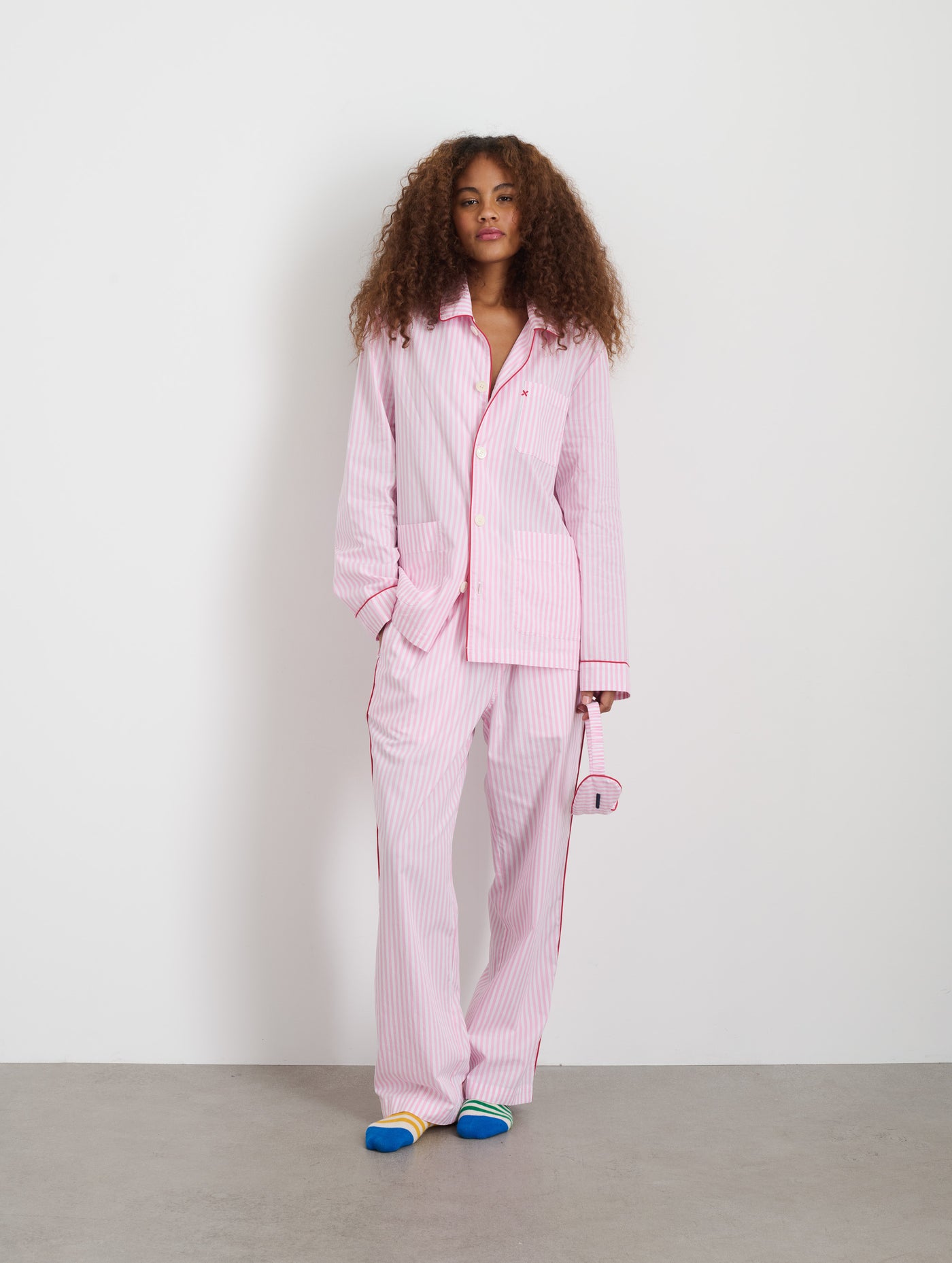 Striped sleep shirt hotsell