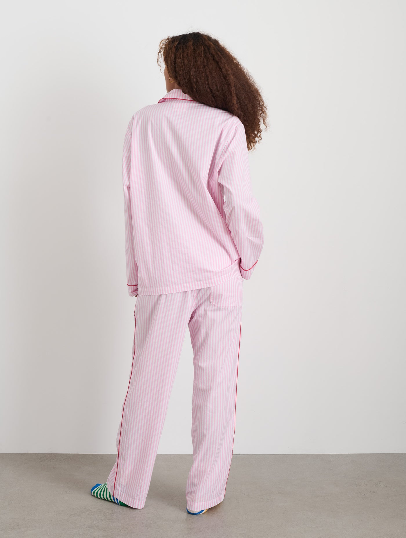 P'Jimmies Sleep Shirt In Stripe