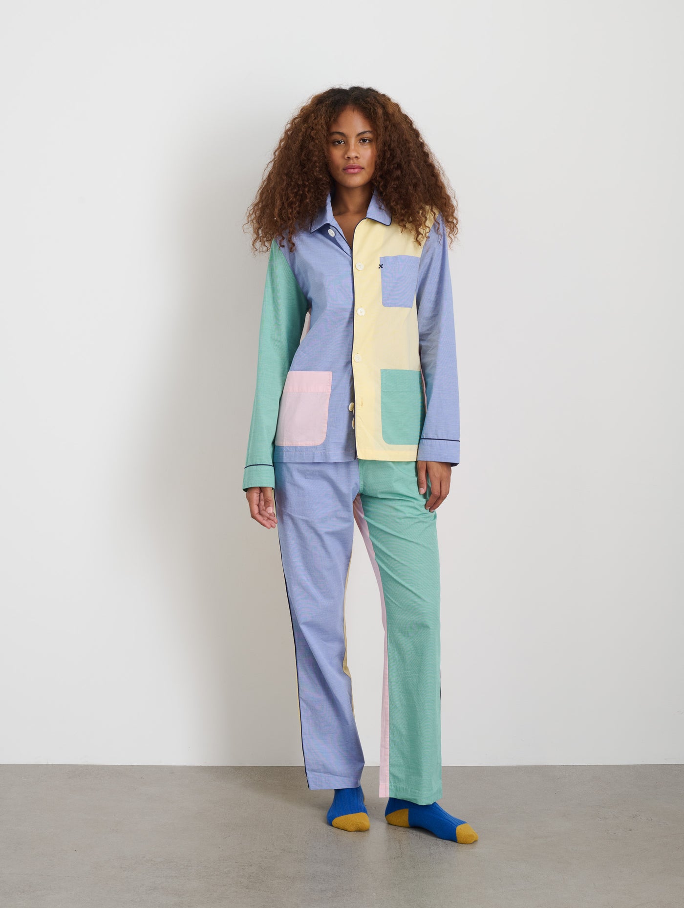 P'Jimmies Sleep Shirt in Colorblock