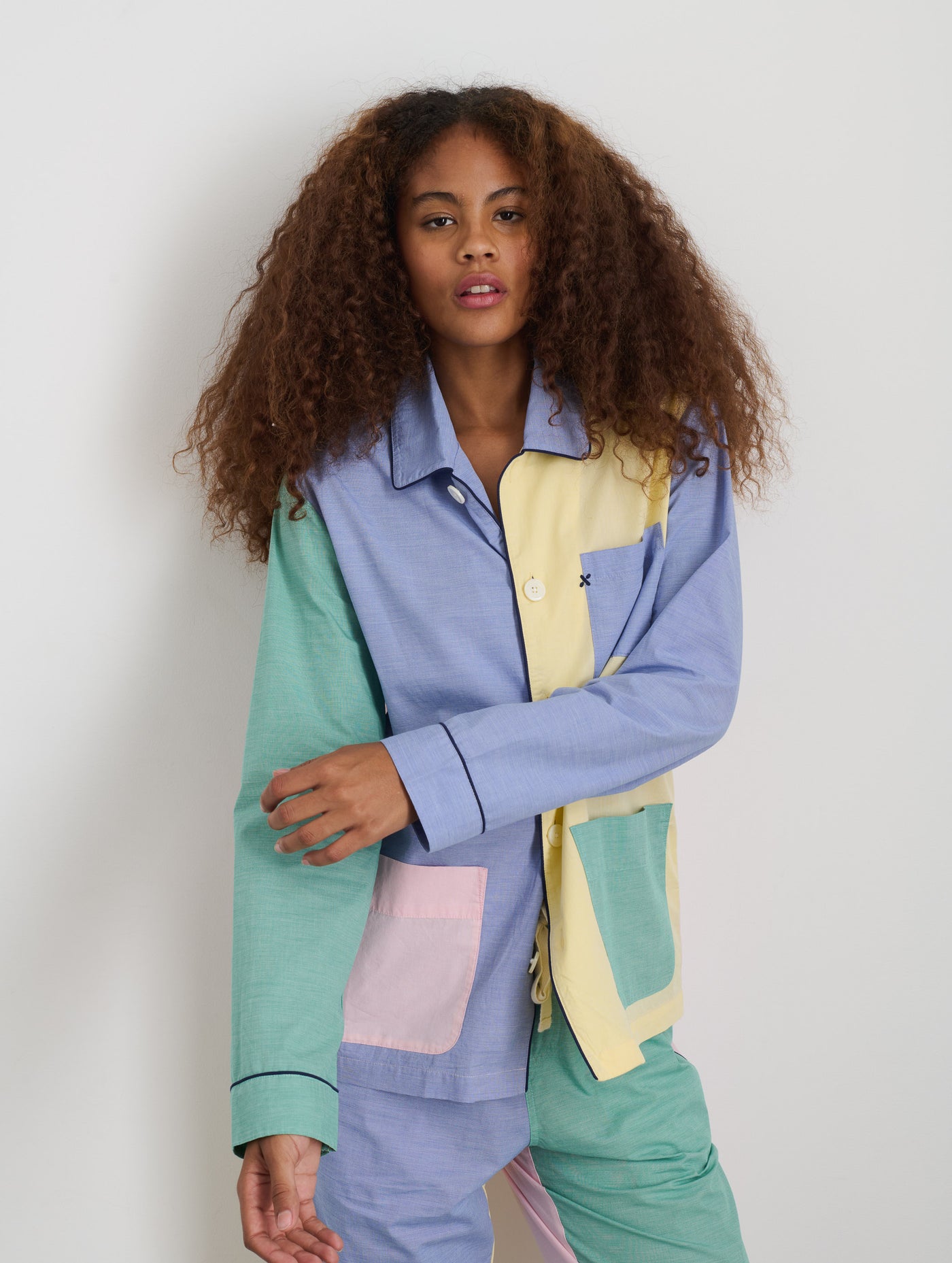 P'Jimmies Sleep Shirt in Colorblock