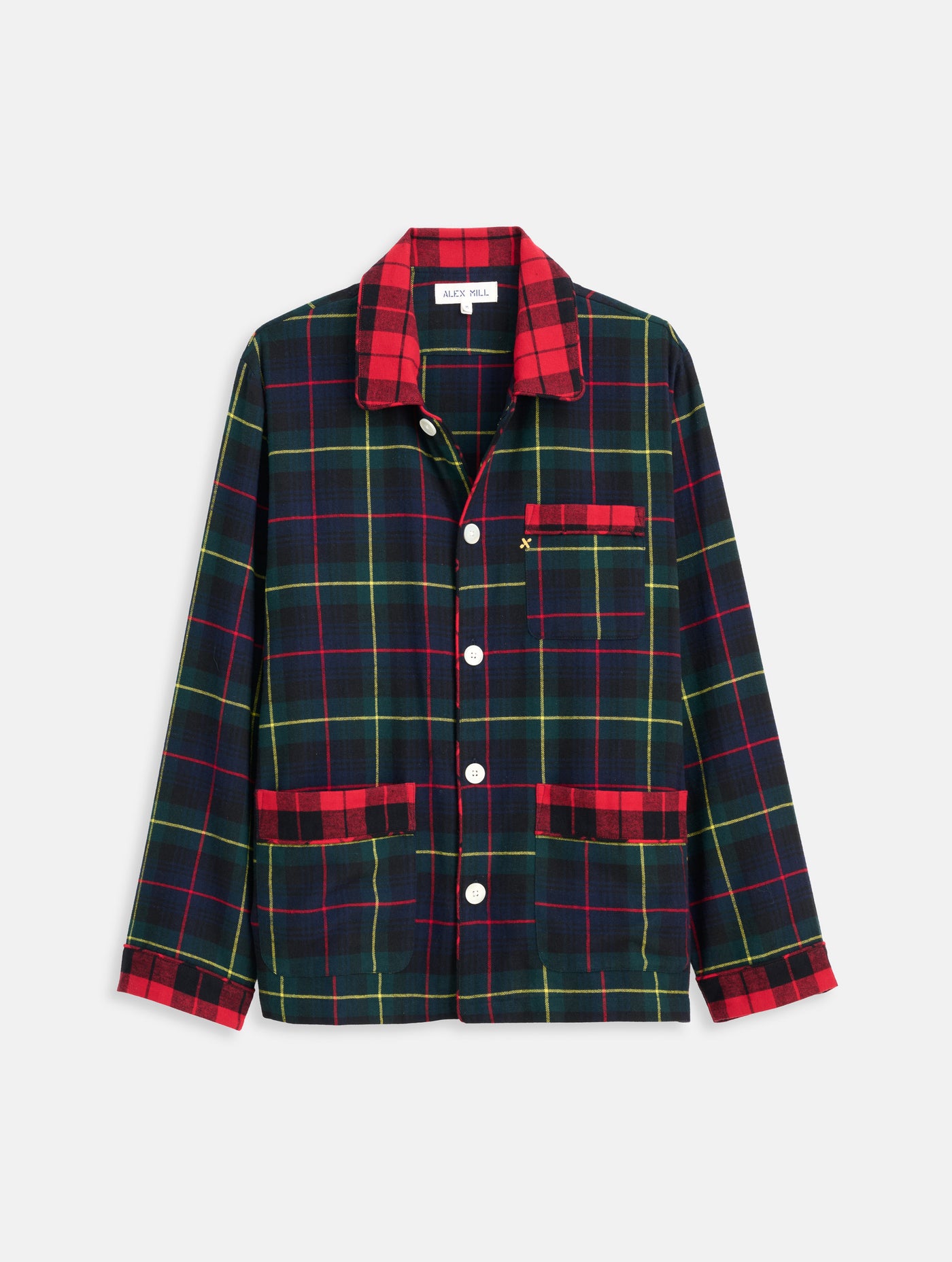 Flannel Sleep Shirt In Tartan
