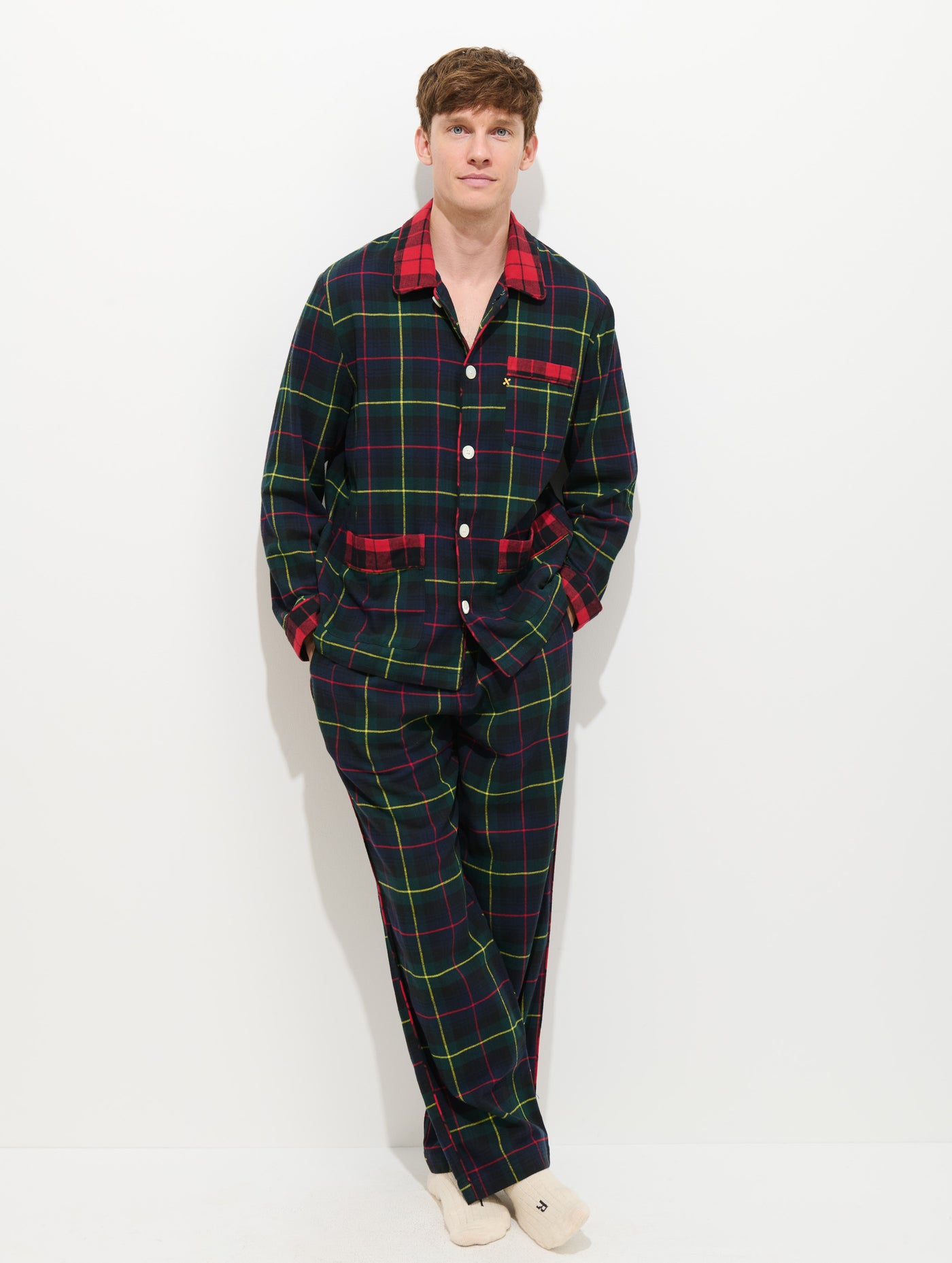Flannel Sleep Shirt In Tartan