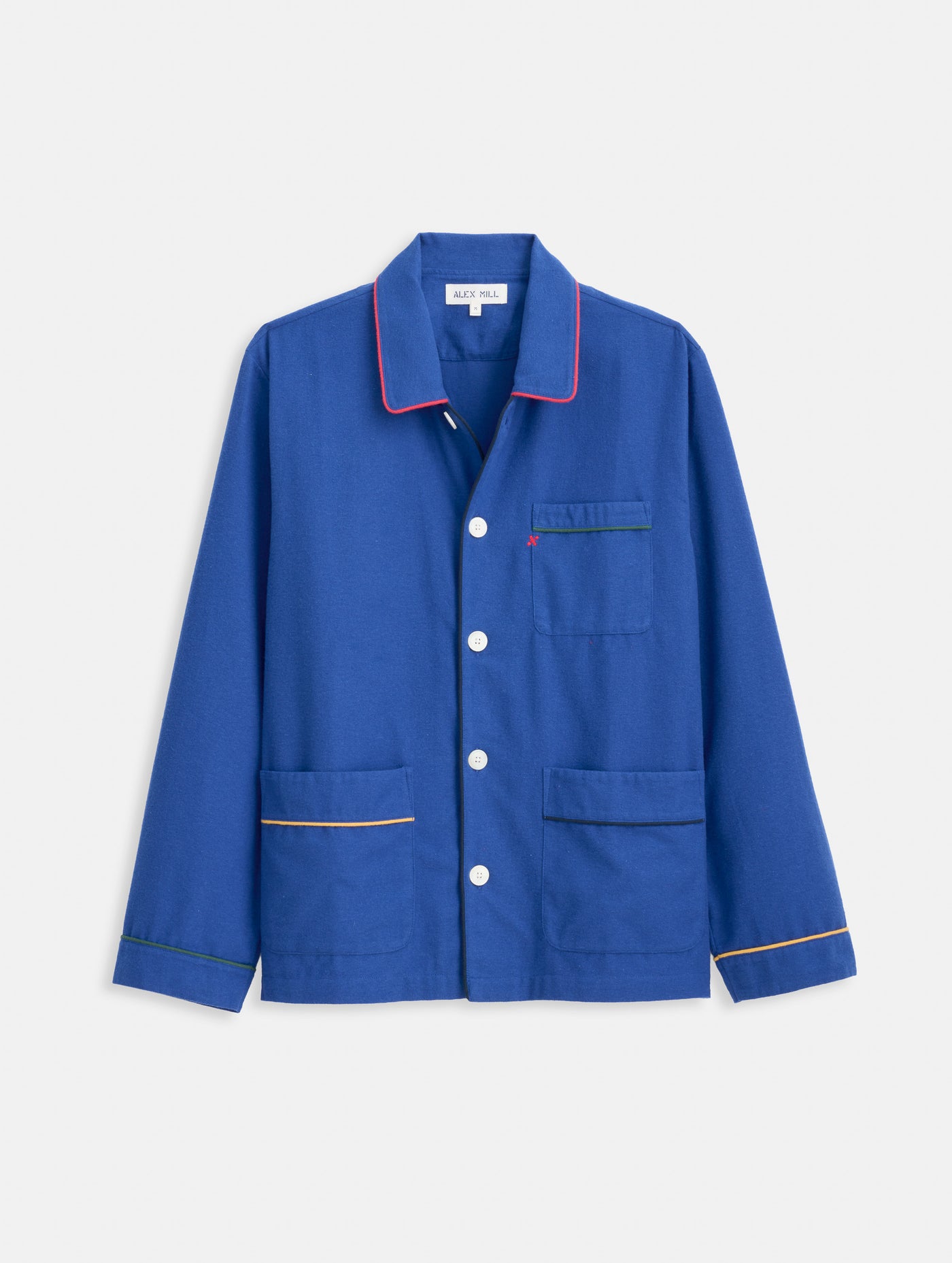 Piped Sleep Shirt In Flannel