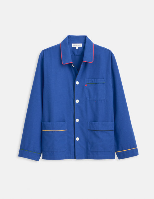 Piped Sleep Shirt In Flannel