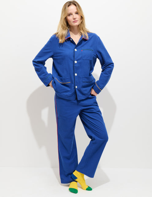 Piped Sleep Pant In Flannel