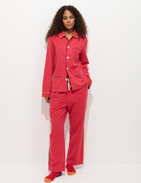 Piped Sleep Pant In Flannel