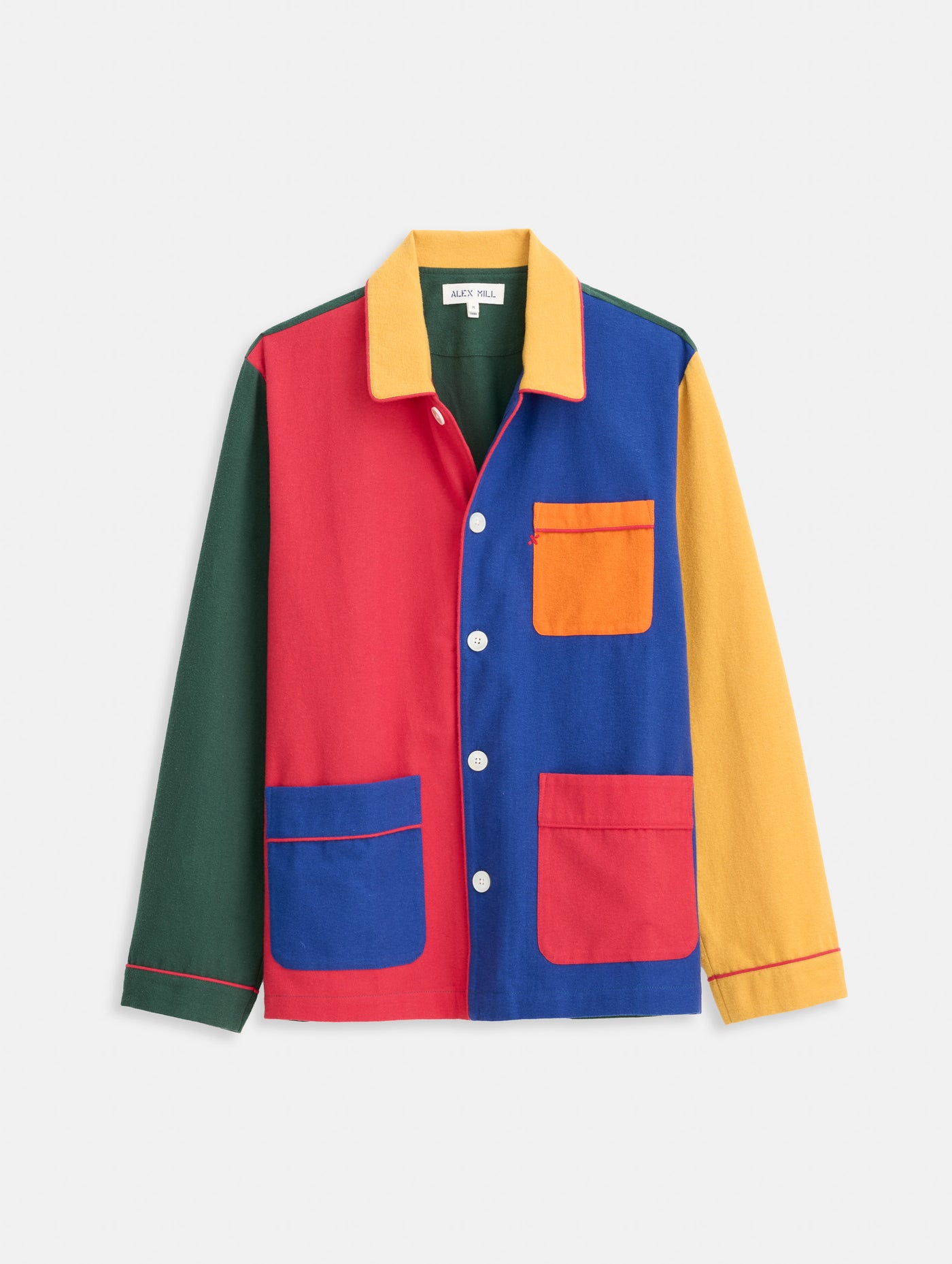 The Colorblock Flannel Sleep Shirt