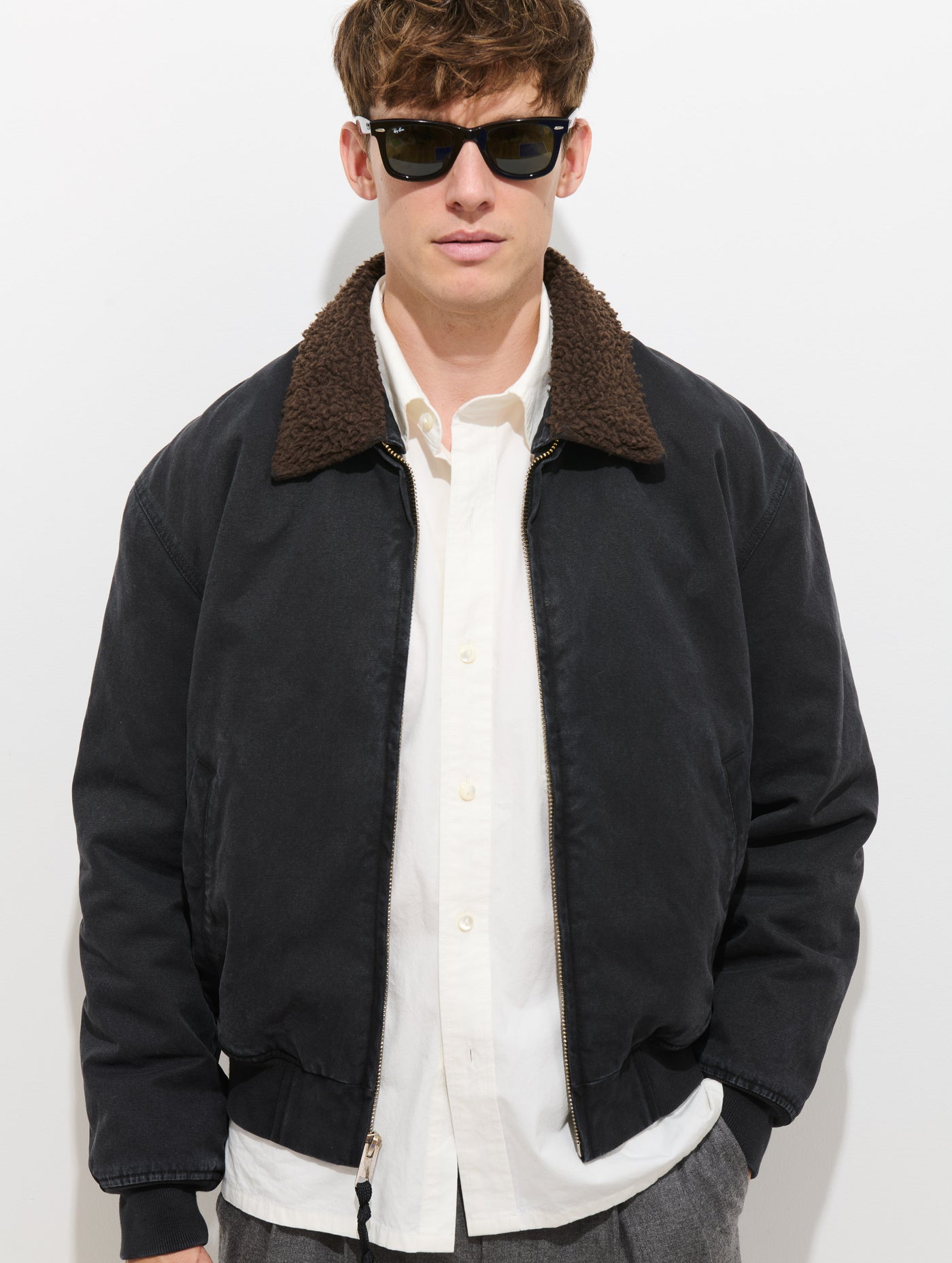 Flight Jacket In Canvas