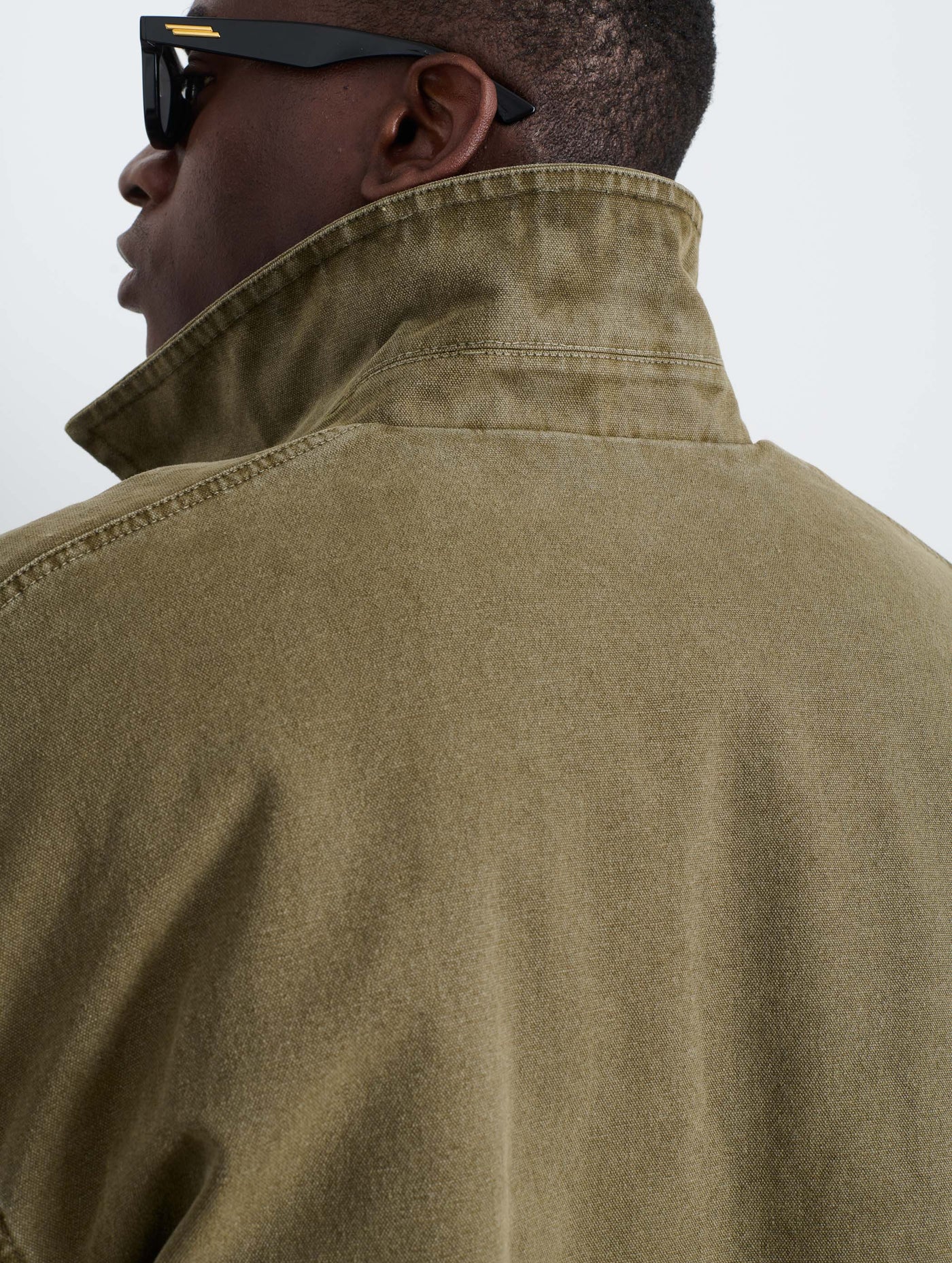 Flight Jacket In Canvas